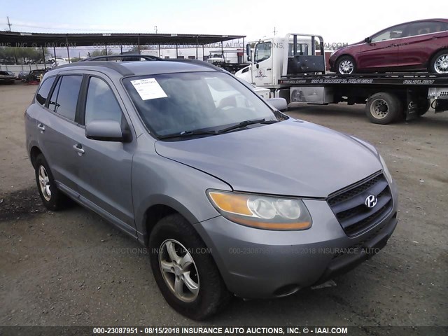 5NMSG13D88H167968 - 2008 HYUNDAI SANTA FE GLS SILVER photo 1