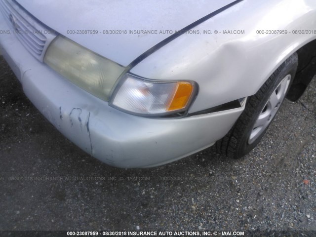 3N1AB41D8VL023112 - 1997 NISSAN SENTRA XE/GXE SILVER photo 6