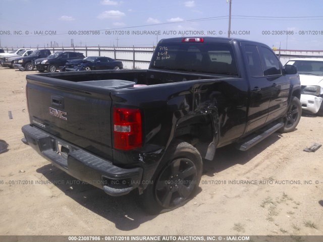 1GTR1LEC7GZ267196 - 2016 GMC SIERRA C1500 BLACK photo 4