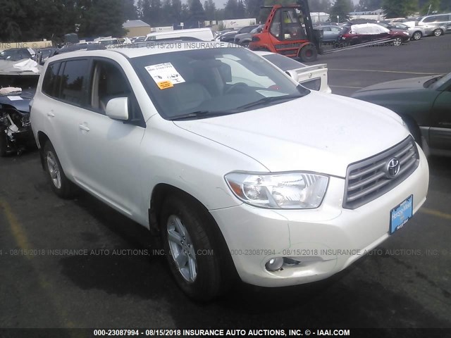 5TDJK3EH3AS039047 - 2010 TOYOTA HIGHLANDER SE WHITE photo 1