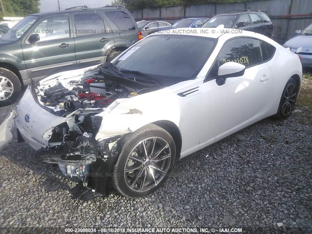 JF1ZCAB1XH9603836 - 2017 SUBARU BRZ 2.0 PREMIUM WHITE photo 2