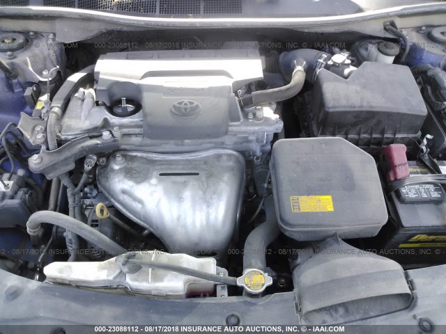 4T1BF1FK7FU915382 - 2015 TOYOTA CAMRY LE/XLE/SE/XSE 蓝色 照片 10