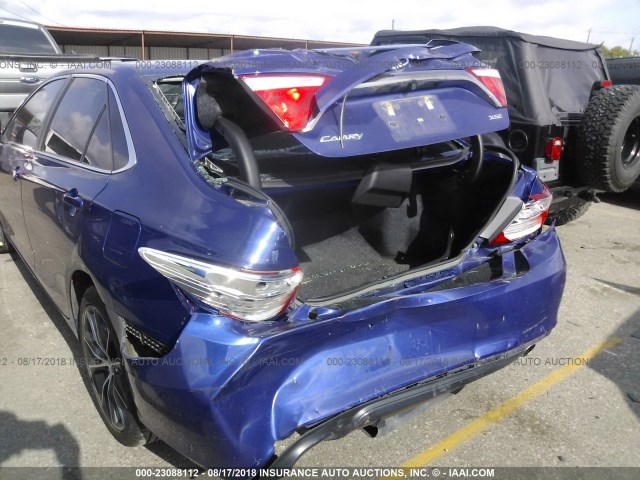 4T1BF1FK7FU915382 - 2015 TOYOTA CAMRY LE/XLE/SE/XSE 蓝色 照片 6