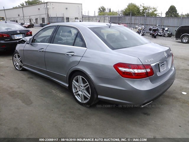 WDDHF8HB9AA123738 - 2010 MERCEDES-BENZ E 350 4MATIC GRAY photo 3