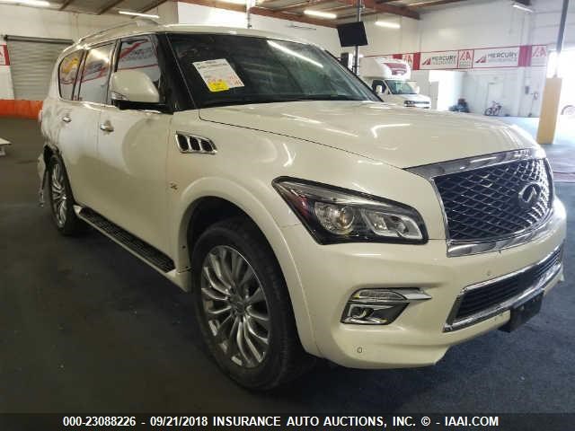 JN8AZ2ND0G9800907 - 2016 INFINITI QX80 WHITE photo 1