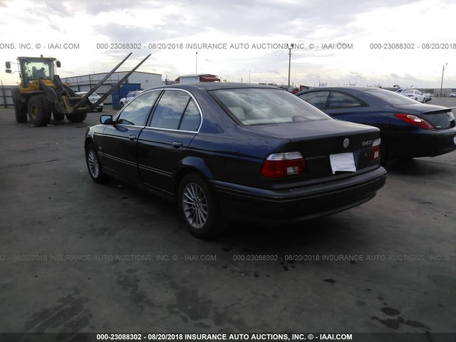 WBADN63433GN88456 - 2003 BMW 540 I AUTOMATIC BLUE photo 3