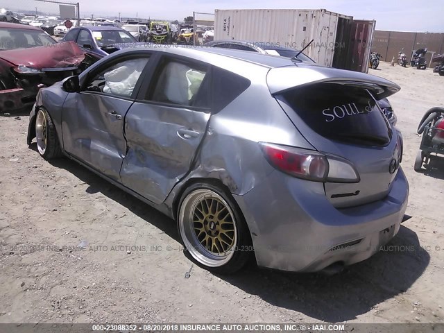 JM1BL1L42C1691051 - 2012 MAZDA SPEED 3 SILVER photo 3