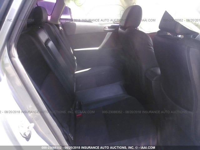 JM1BL1L42C1691051 - 2012 MAZDA SPEED 3 SILVER photo 8