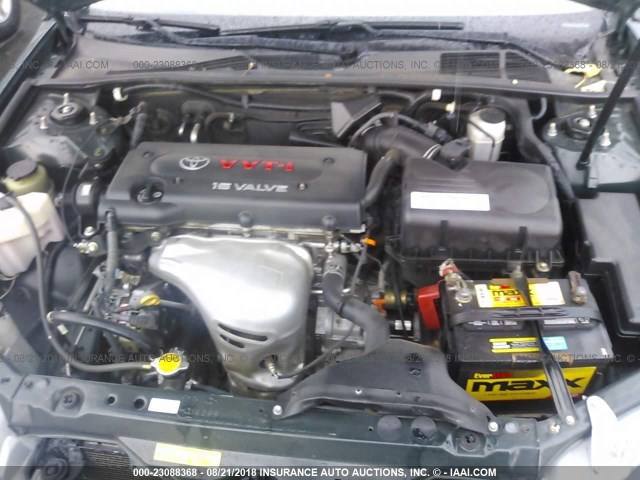 4T1BE32K84U350805 - 2004 TOYOTA CAMRY LE/XLE/SE 绿色 照片 10