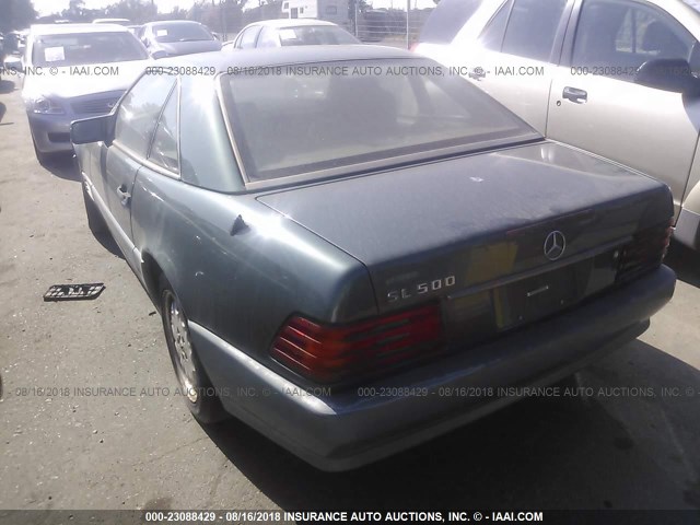 WDBFA67EXRF090777 - 1994 MERCEDES-BENZ SL 500 GREEN photo 3