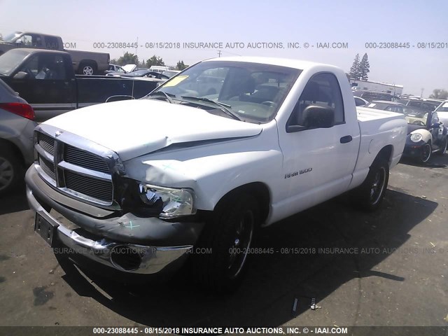 1D7HA16K25J628700 - 2005 DODGE RAM 1500 ST WHITE photo 2