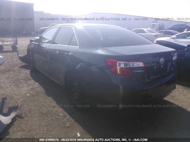 4T1BD1FK3DU073269 - 2013 TOYOTA CAMRY HYBRID/LE/XLE 蓝色 照片 3