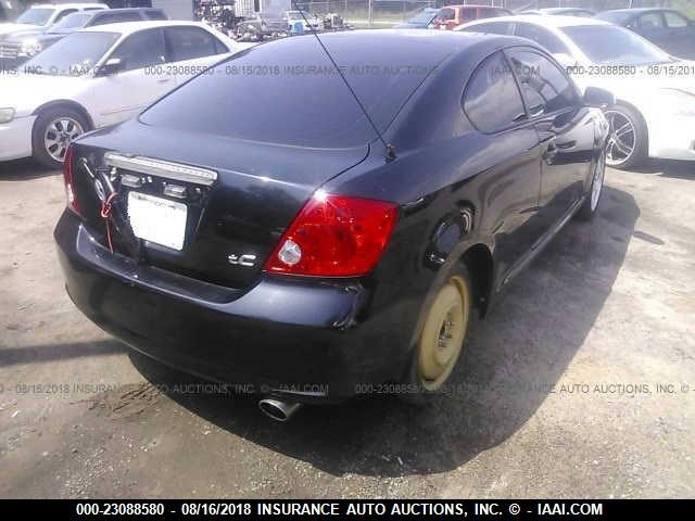 JTKDE177450024569 - 2005 TOYOTA SCION TC 黑色 照片 4