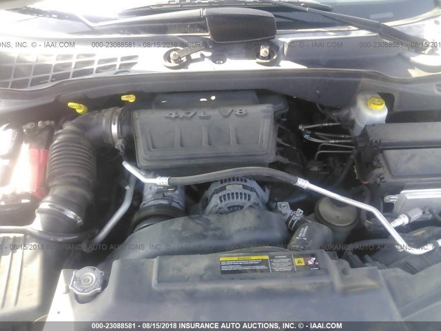 1A8HX58N48F134636 - 2008 CHRYSLER ASPEN LIMITED ვერცხლისფერი ფოტო 10