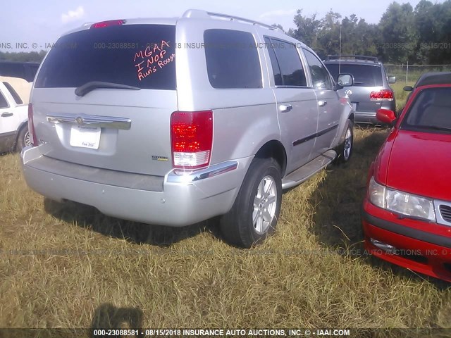 1A8HX58N48F134636 - 2008 CHRYSLER ASPEN LIMITED ვერცხლისფერი ფოტო 4