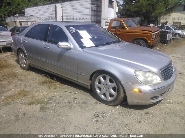 WDBNG84J03A368534 - 2003 MERCEDES-BENZ S 500 4MATIC SILVER photo 1