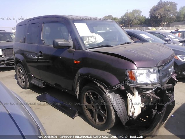 5J6YH18989L002802 - 2009 HONDA ELEMENT SC MAROON photo 1