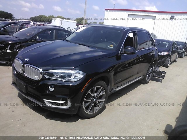 5UXKS4C55G0N14100 - 2016 BMW X5 XDRIVE35D BLACK photo 2