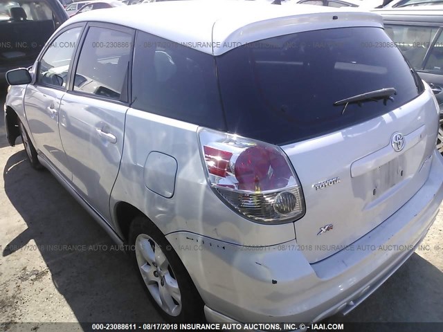 2T1KR30E77C653842 - 2007 TOYOTA COROLLA MATRIX XR SILVER photo 3