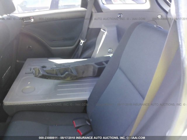 2T1KR30E77C653842 - 2007 TOYOTA COROLLA MATRIX XR SILVER photo 8