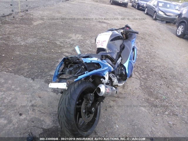 JS1GX72A082103213 - 2008 SUZUKI GSX1300 R BLUE photo 4