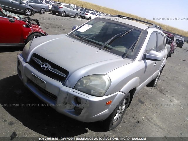 KM8JN12D46U375883 - 2006 HYUNDAI TUCSON GLS/LIMITED SILVER photo 2