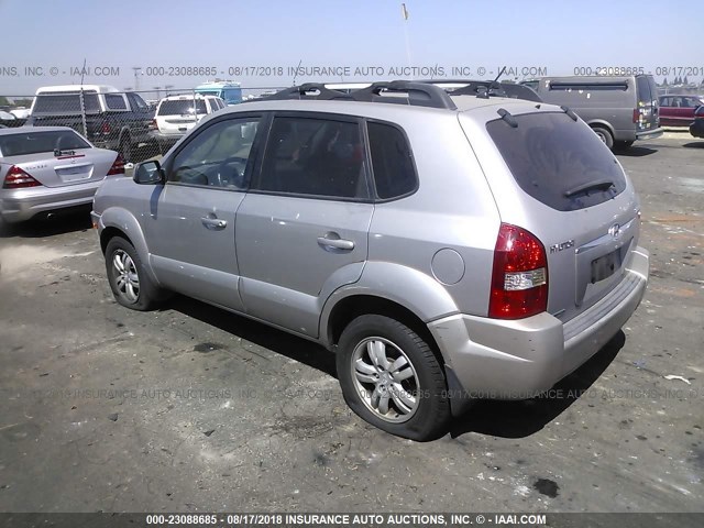 KM8JN12D46U375883 - 2006 HYUNDAI TUCSON GLS/LIMITED SILVER photo 3