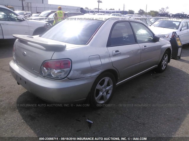 JF1GD67666H518775 - 2006 SUBARU IMPREZA 2.5I SILVER photo 4