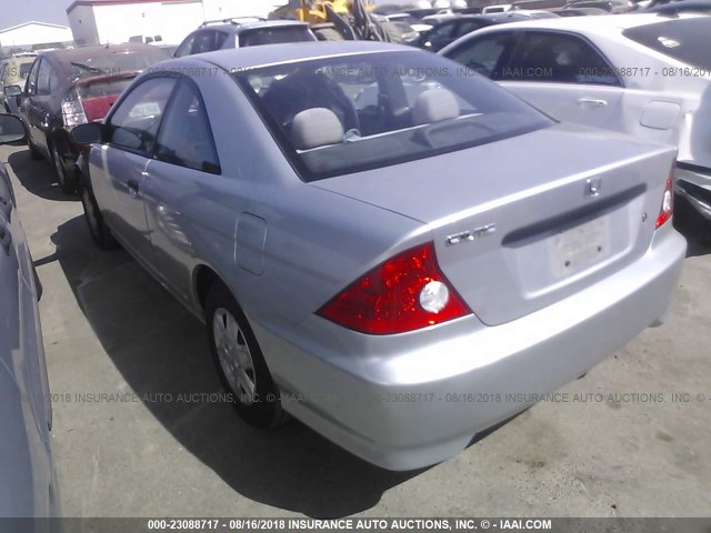 1HGEM22374L080528 - 2004 HONDA CIVIC DX VP Gümüş foto 3