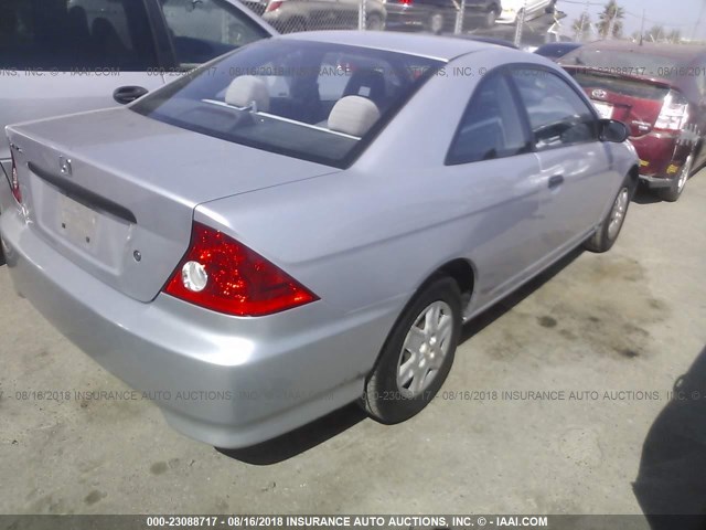 1HGEM22374L080528 - 2004 HONDA CIVIC DX VP Gümüş foto 4