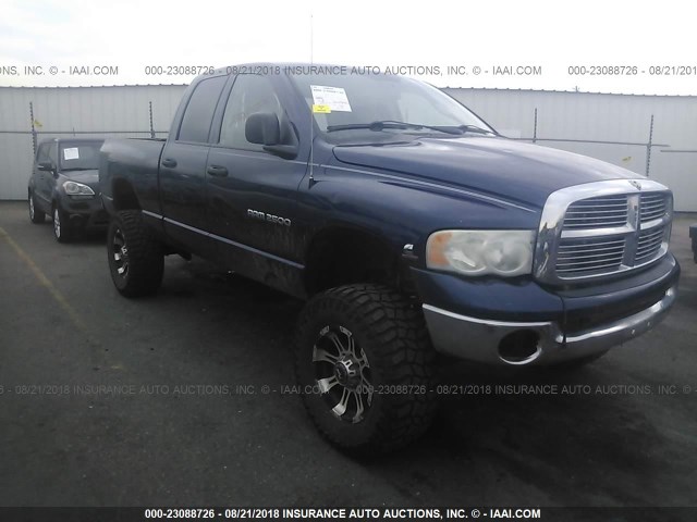 3D7KU28C84G196431 - 2004 DODGE RAM 2500 ST/SLT 蓝色 照片 1