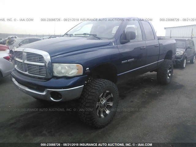 3D7KU28C84G196431 - 2004 DODGE RAM 2500 ST/SLT 蓝色 照片 2
