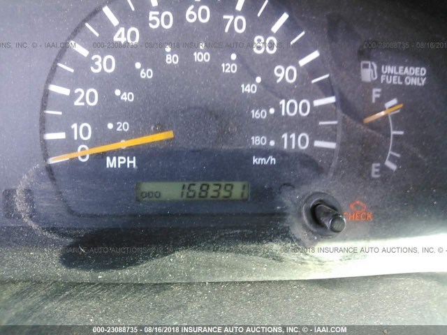 4TASN92N0YZ670593 - 2000 TOYOTA TACOMA XTRACAB PRERUNNER მწვანე ფოტო 7