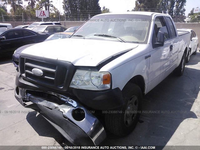 1FTRX12W76NB45008 - 2006 FORD F150 WHITE photo 2