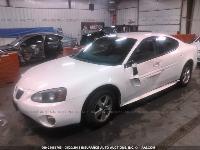 2G2WP522251151584 - 2005 PONTIAC GRAND PRIX Білий фото 2