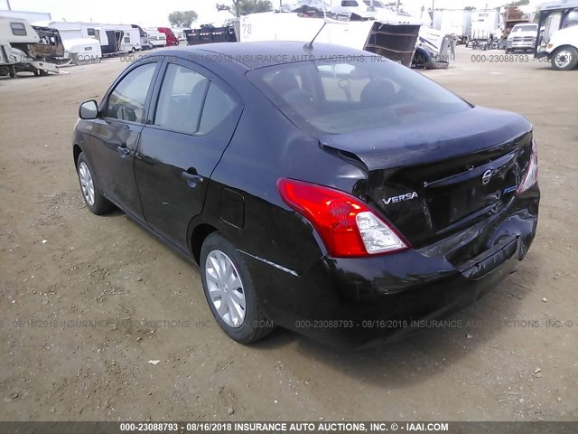 3N1CN7AP0CL891758 - 2012 NISSAN VERSA S/SV/SL BLACK photo 3