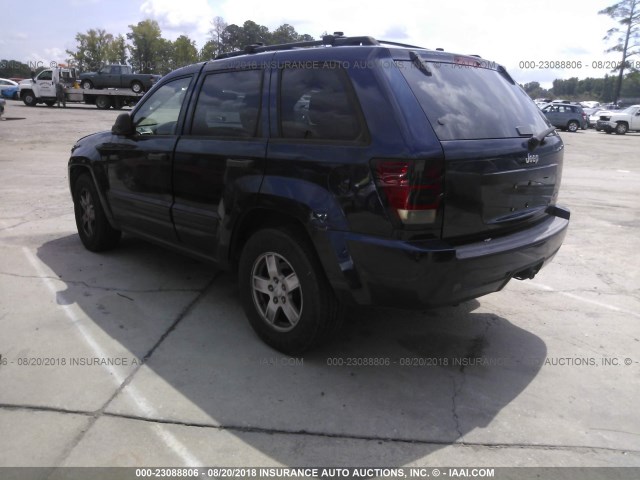 1J8GS48K75C641795 - 2005 JEEP GRAND CHEROKEE LAREDO/COLUMBIA/FREEDOM ლურჯი ფოტო 3