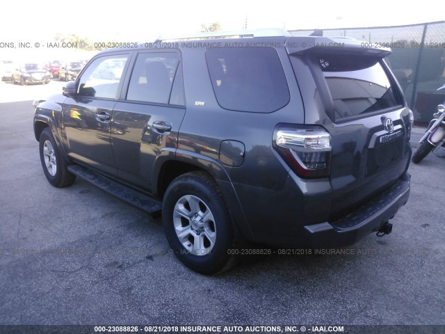 JTEZU5JR9J5166538 - 2018 TOYOTA 4RUNNER SR5/LIMITED/SR5 PREMIUM GRAY photo 3