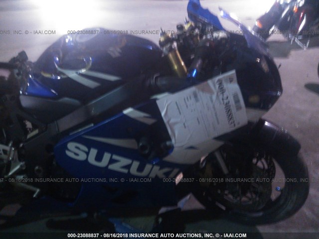 JS1GN7CA442106226 - 2004 SUZUKI GSX-R600 K BLUE photo 5