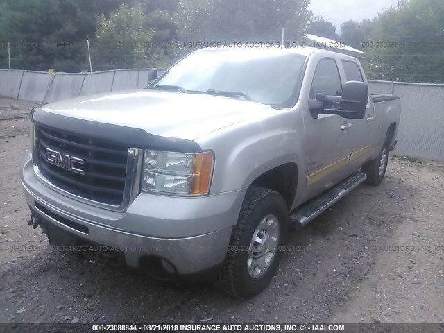 1GTHK63629F146023 - 2009 GMC SIERRA K2500 SLT TAN photo 2