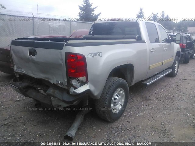 1GTHK63629F146023 - 2009 GMC SIERRA K2500 SLT TAN photo 4