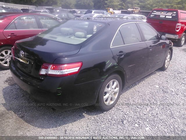 4T1BF3EK6AU097939 - 2010 TOYOTA CAMRY SE/LE/XLE შავი ფოტო 4