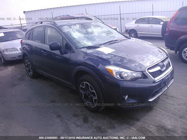 JF2GPAKC2E8297306 - 2014 SUBARU XV CROSSTREK 2.0 LIMITED GRAY photo 1