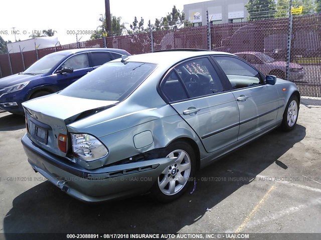WBAAZ33464KP88493 - 2004 BMW 325 IS SULEV TURQUOISE photo 4