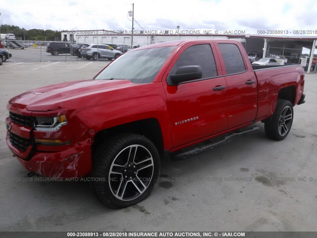 1GCVKPEC9HZ199178 - 2017 CHEVROLET SILVERADO K1500 CUSTOM RED photo 2