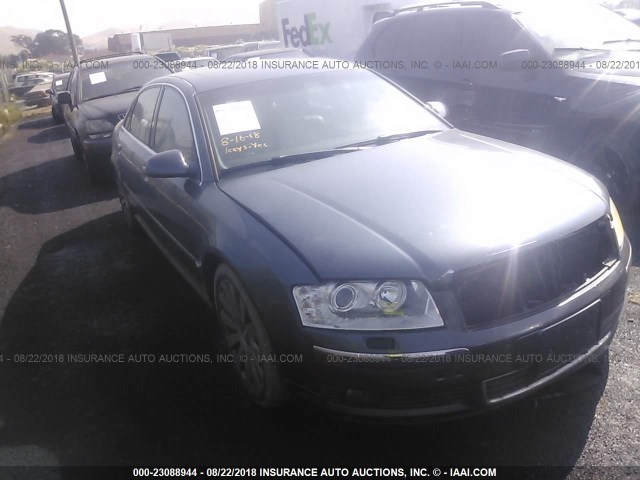 WAUML44E14N003596 - 2004 AUDI A8 L QUATTRO BLUE photo 1