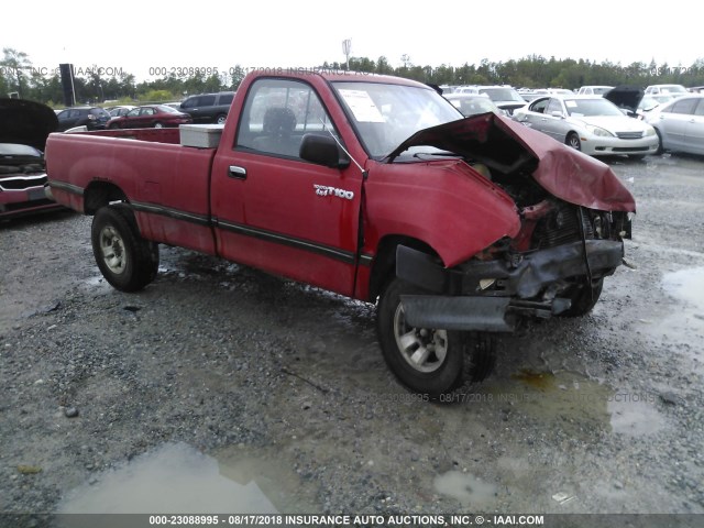 JT4VD20A2R0012548 - 1994 TOYOTA T100 DX RED photo 1