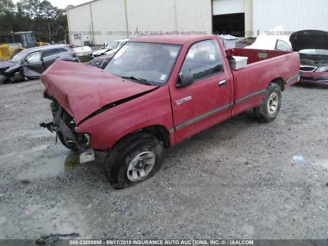 JT4VD20A2R0012548 - 1994 TOYOTA T100 DX RED photo 2