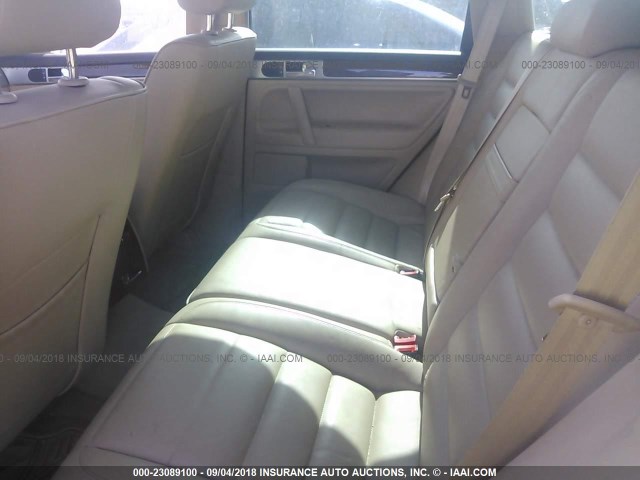 WVGZE77L57D016288 - 2007 VOLKSWAGEN TOUAREG V6 WHITE photo 8