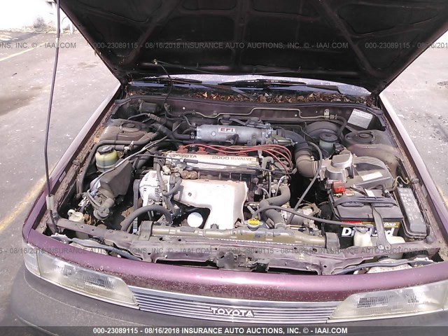 JT2SV21EXJ3309693 - 1988 TOYOTA CAMRY DLX RED photo 10